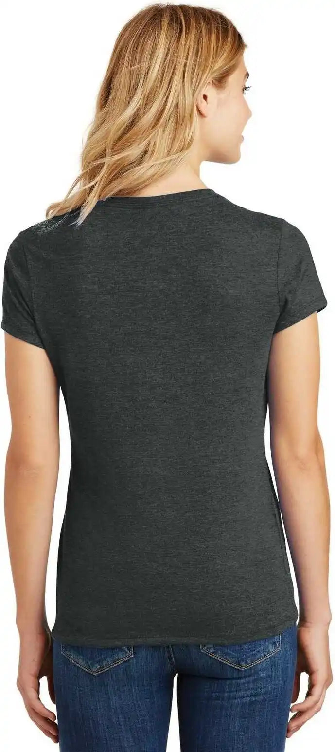 District Dm130l Women’s Perfect Tri Tee Black Frost