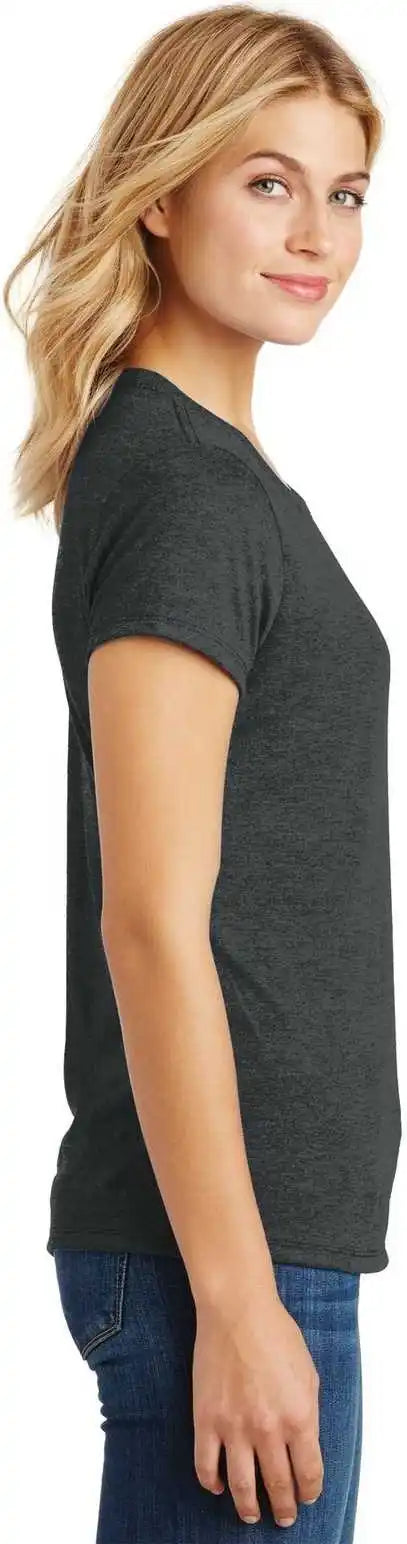 District Dm130l Women’s Perfect Tri Tee Black Frost