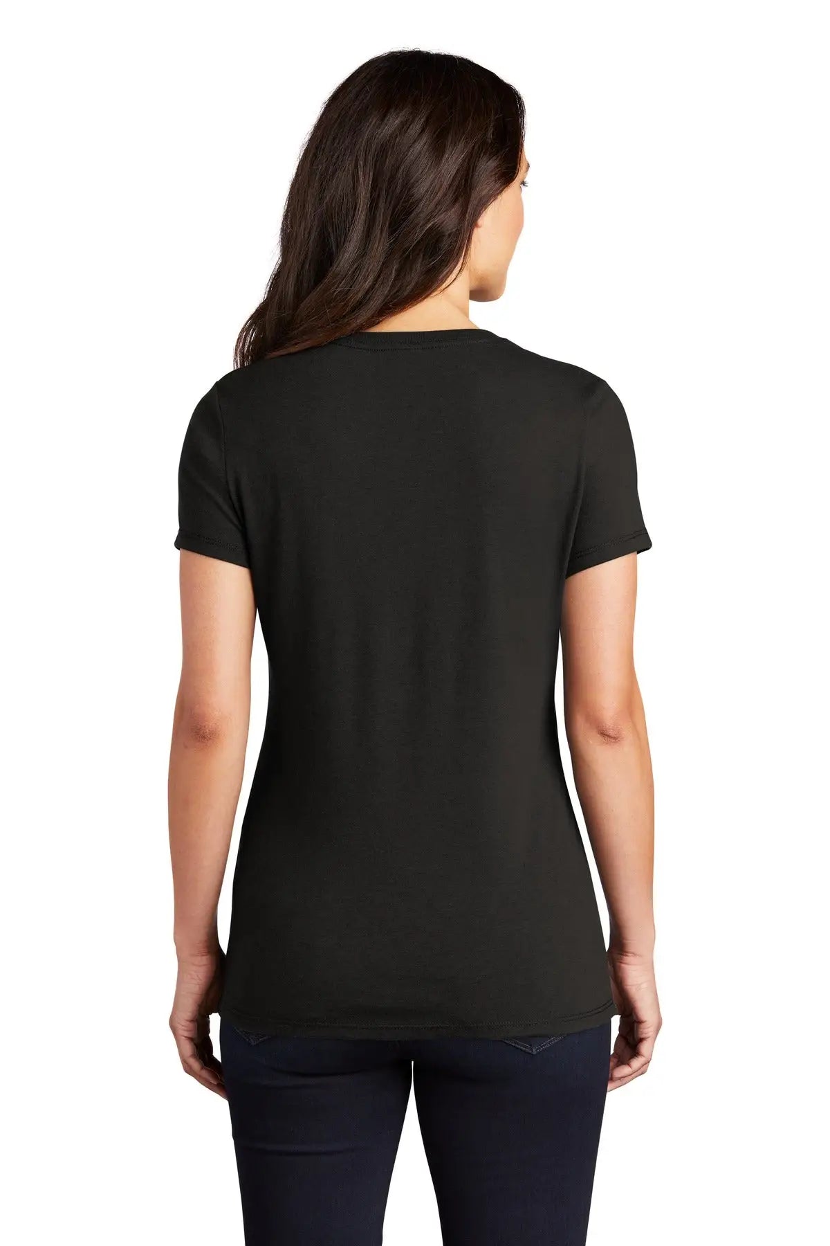 District Dm130l Women’s Perfect Tri Tee - Black