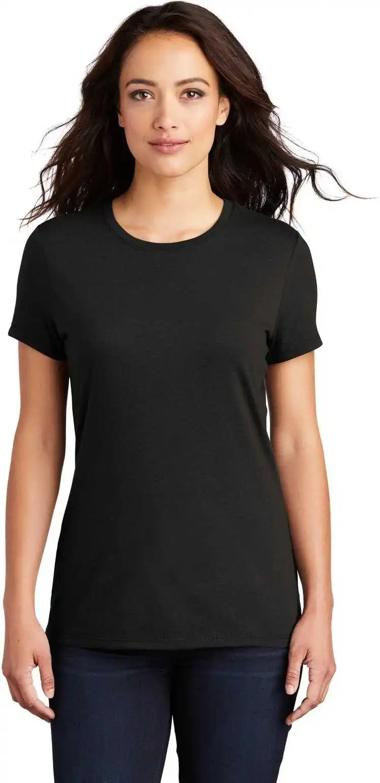 District Dm130l Women’s Perfect Tri Tee Black