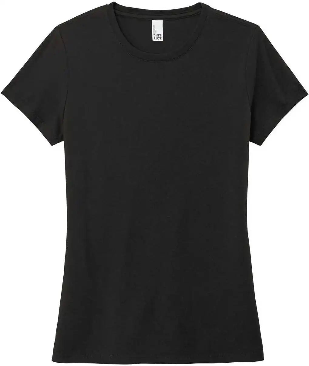 District Dm130l Women’s Perfect Tri Tee Black