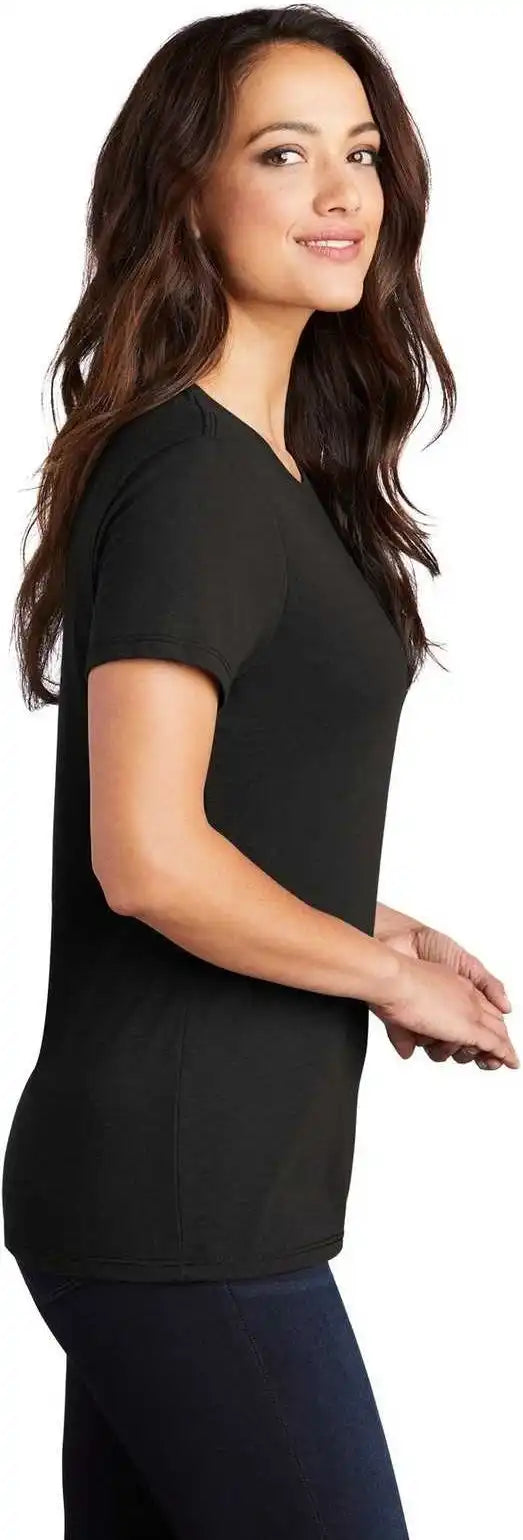 District Dm130l Women’s Perfect Tri Tee Black