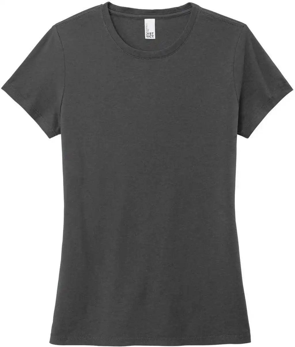 District Dm130l Women’s Perfect Tri Tee Charcoal