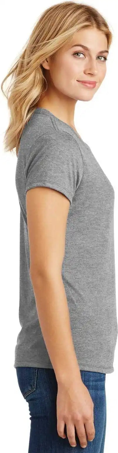 District Dm130l Women’s Perfect Tri Tee Gray Frost