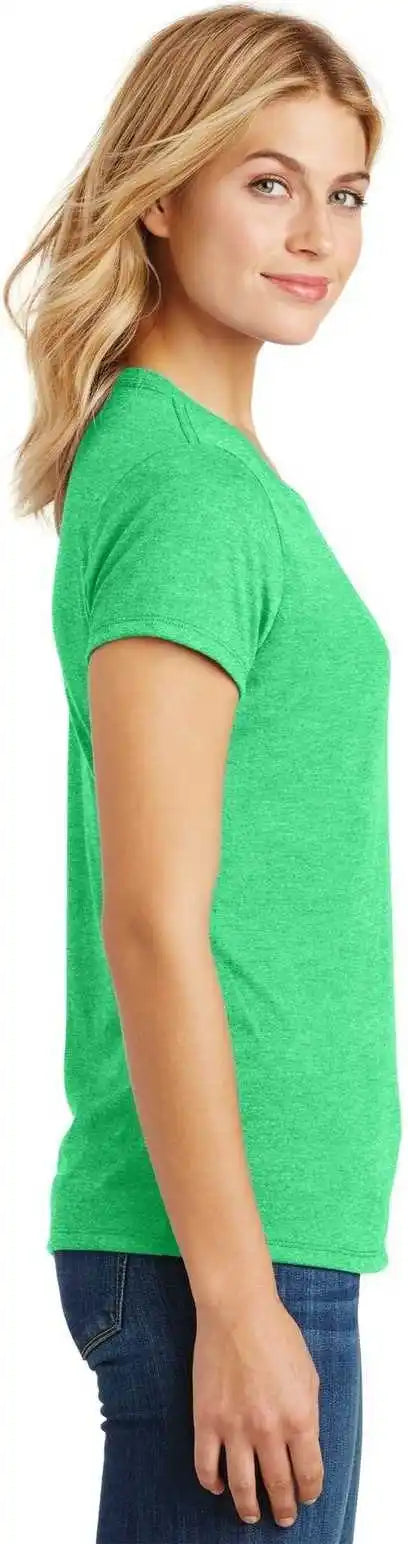 District Dm130l Women’s Perfect Tri Tee Green Frost