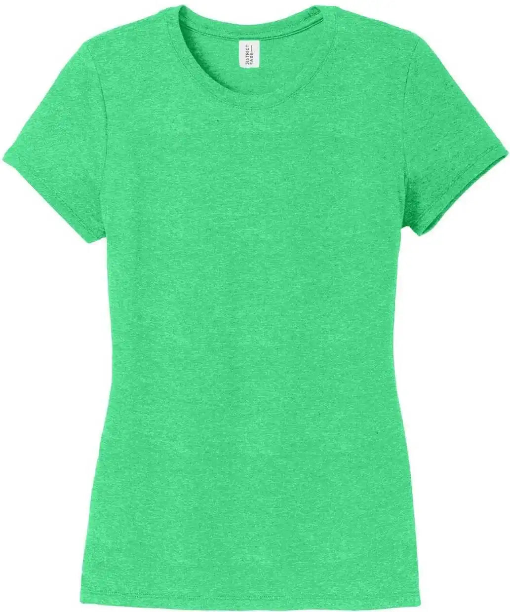 District Dm130l Women’s Perfect Tri Tee Green Frost