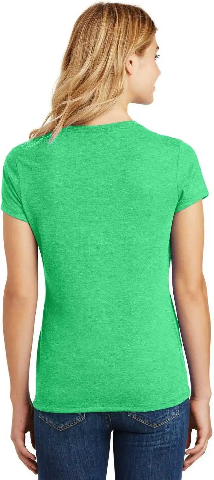 District Dm130l Women’s Perfect Tri Tee Green Frost
