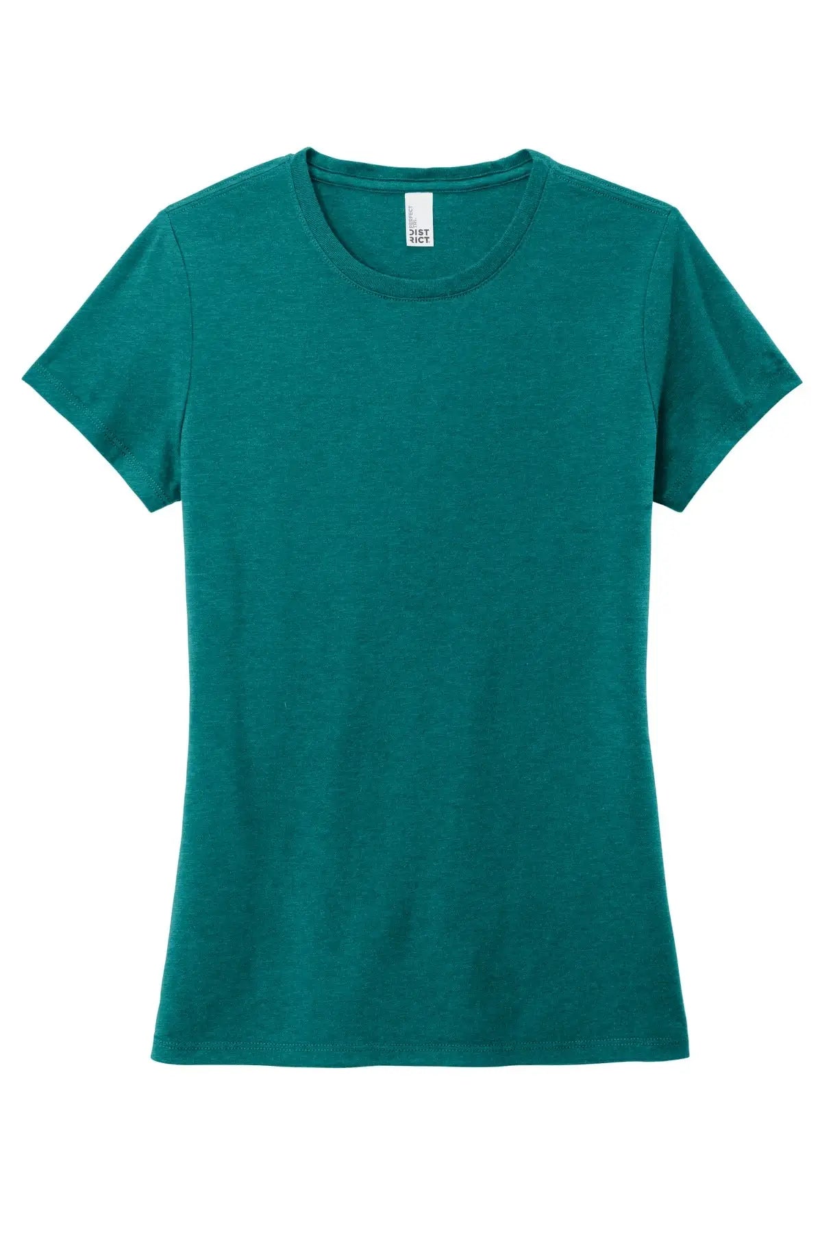 District Dm130l Women’s Perfect Tri Tee - Heathered Teal
