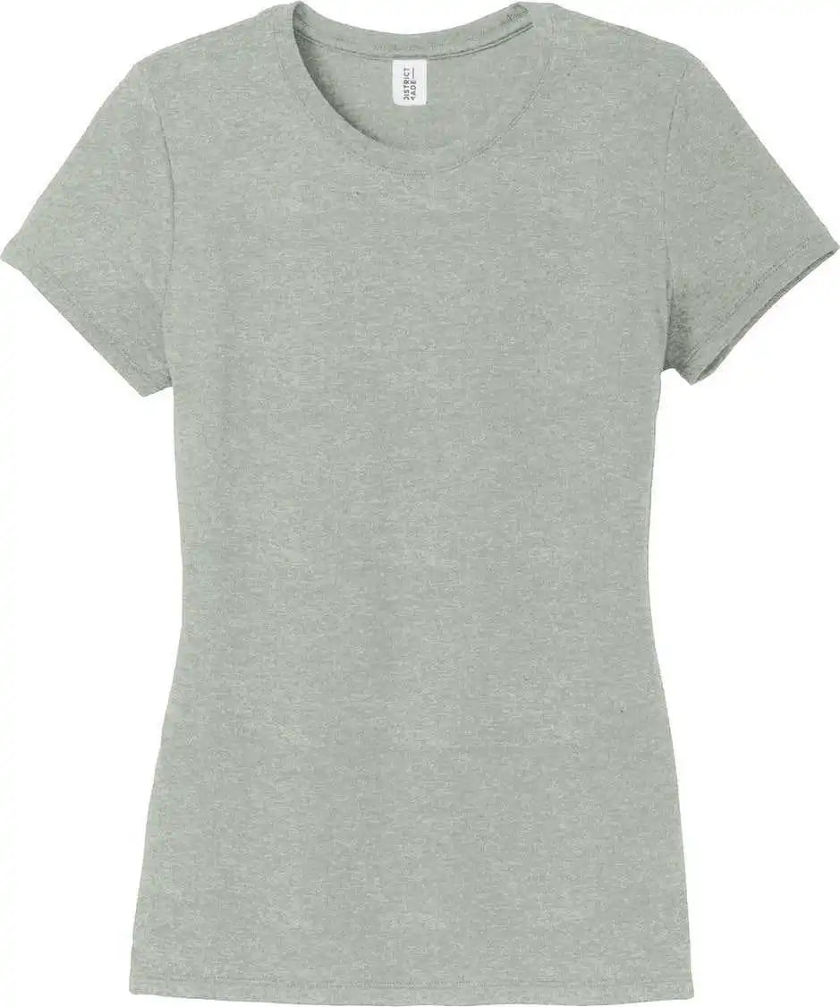 District Dm130l Women’s Perfect Tri Tee Hthrdgrey