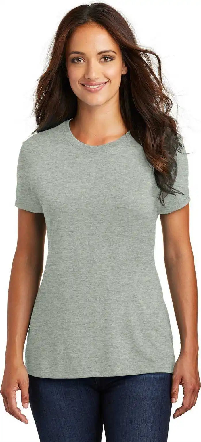 District Dm130l Women’s Perfect Tri Tee Hthrdgrey