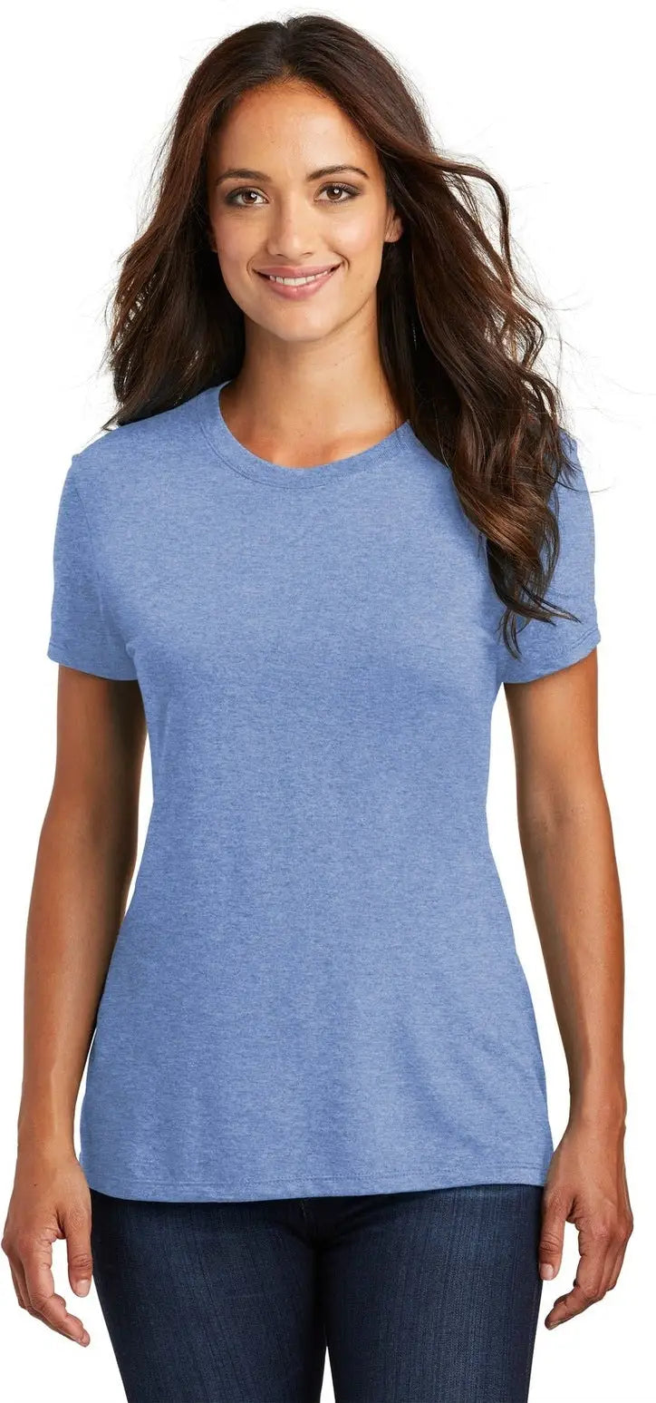 District Dm130l Women’s Perfect Tri Tee - Maritime Frost