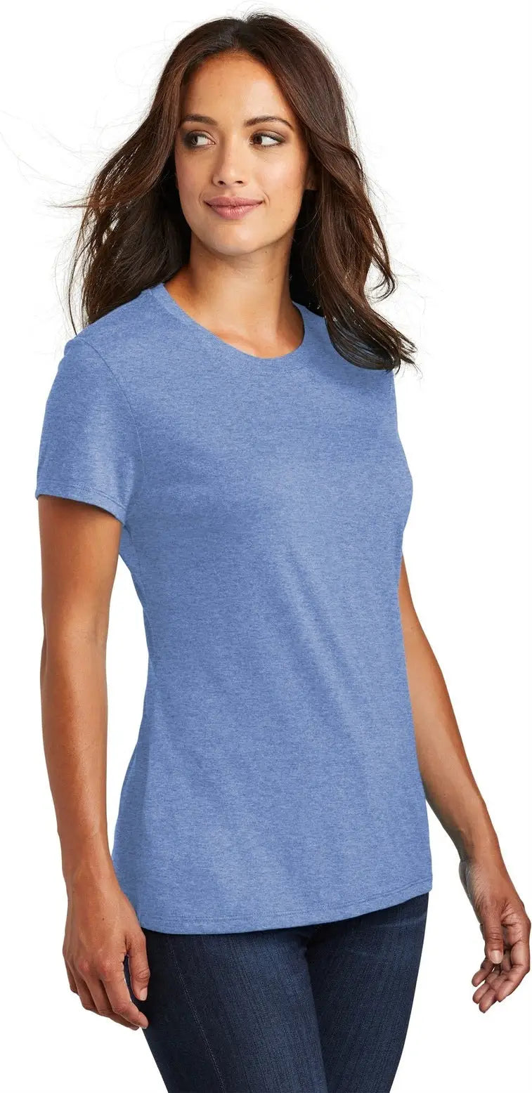 District Dm130l Women’s Perfect Tri Tee - Maritime Frost