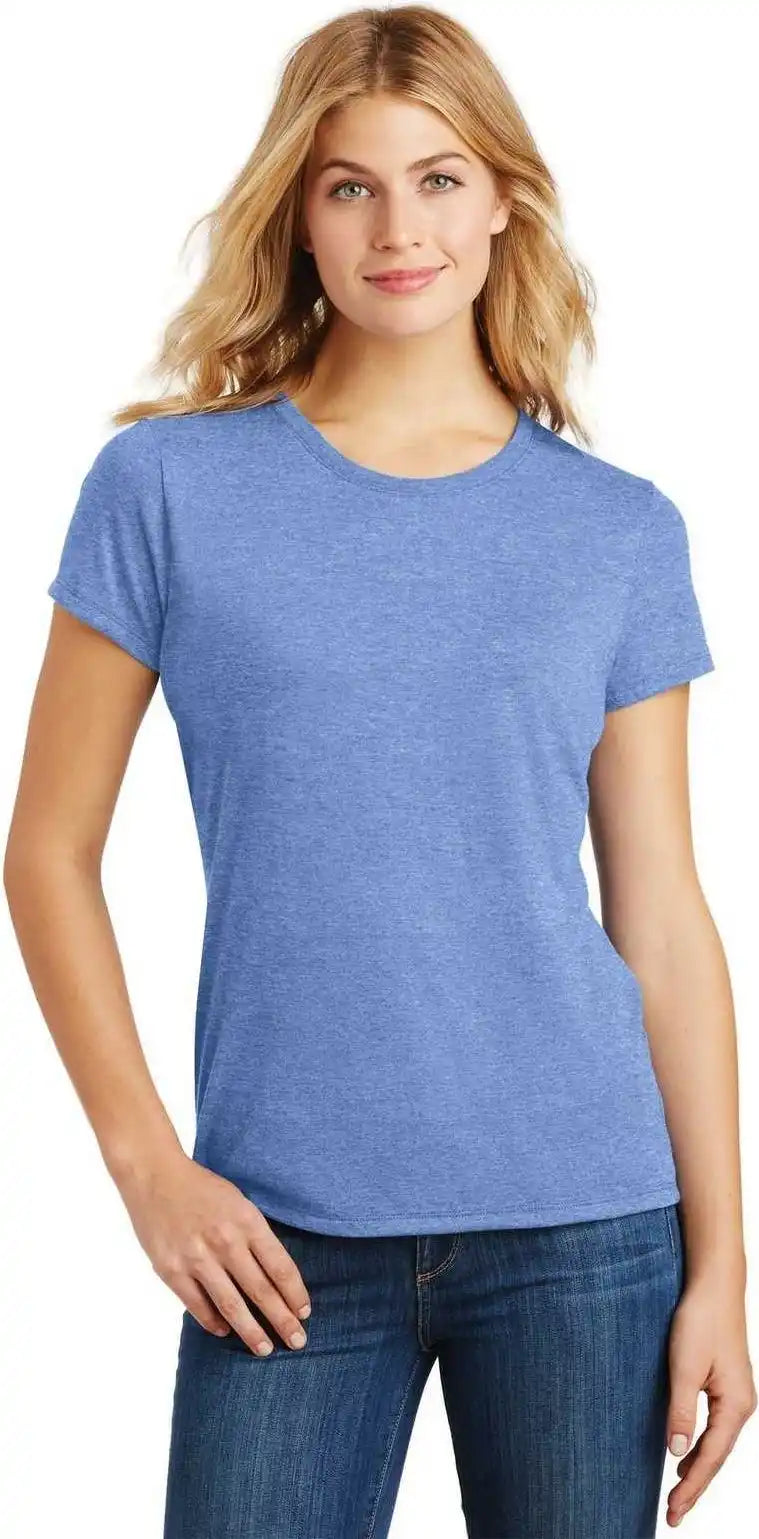 District Dm130l Women’s Perfect Tri Tee Maritime Frost