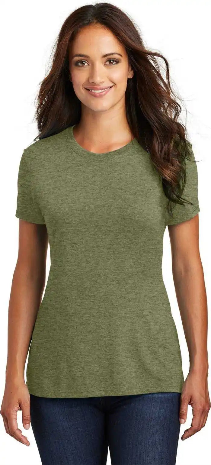 District Dm130l Women’s Perfect Tri Tee - Milgrnfst