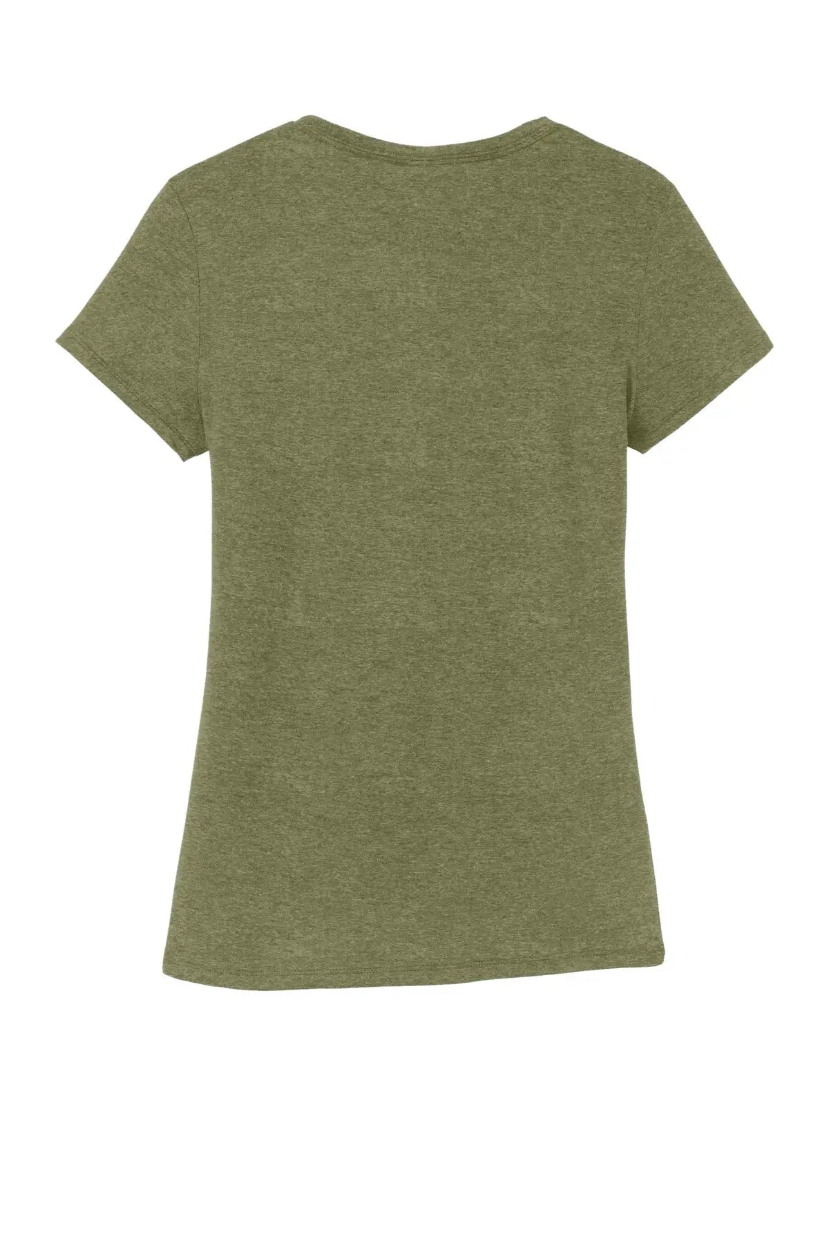 District Dm130l Women’s Perfect Tri Tee - Military Green Frost