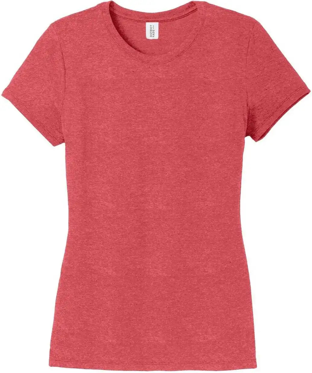District Dm130l Women’s Perfect Tri Tee Red Frost