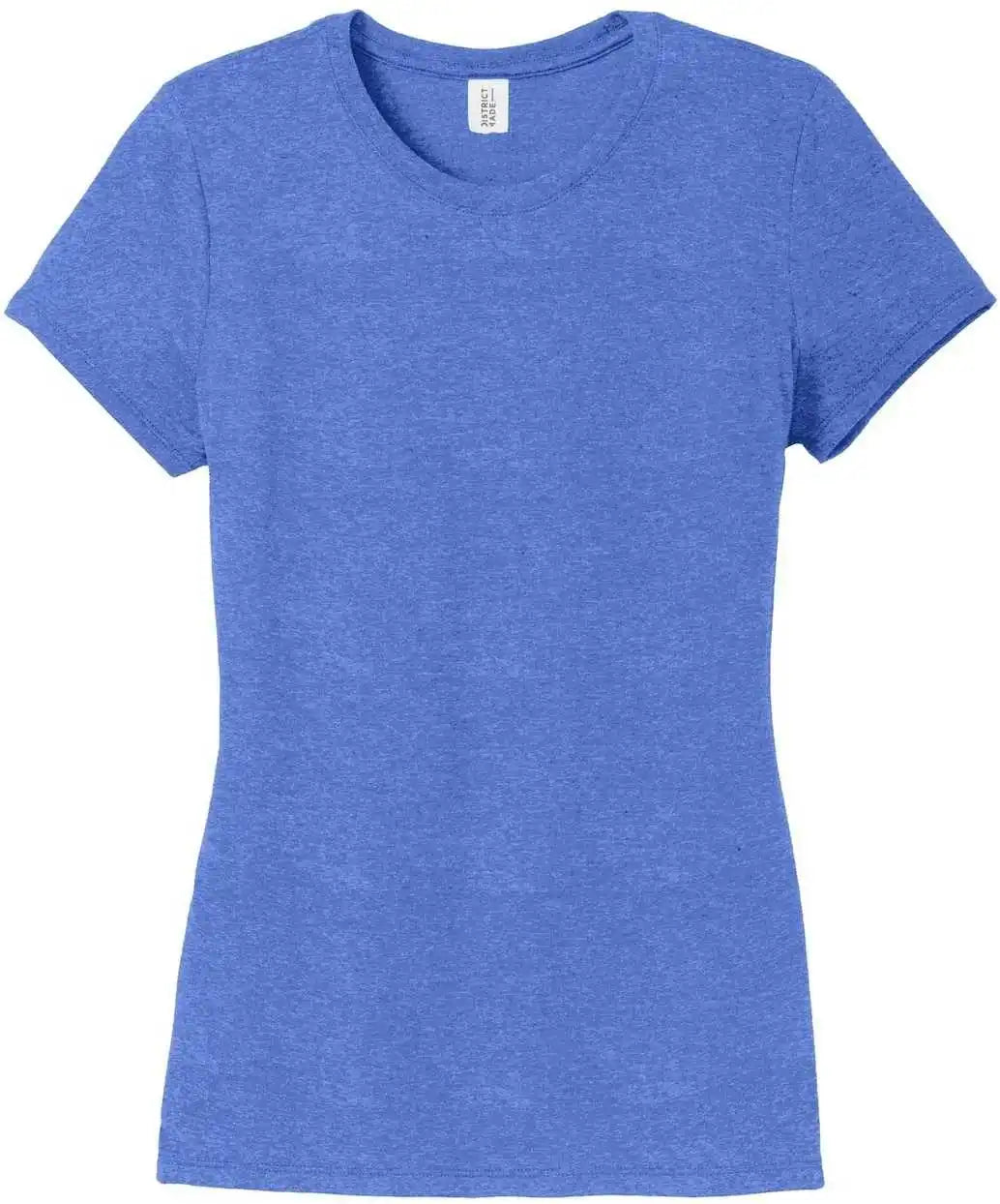 District Dm130l Women’s Perfect Tri Tee Royal Frost