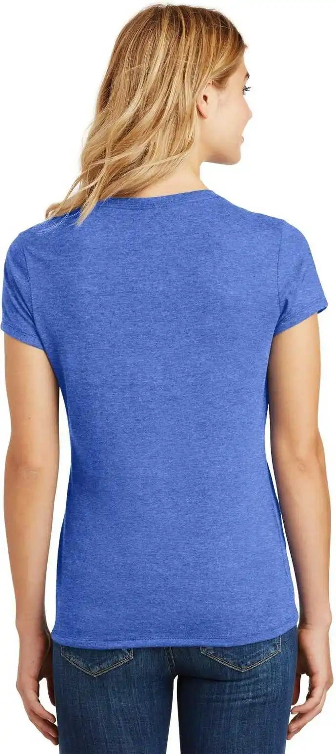 District Dm130l Women’s Perfect Tri Tee Royal Frost