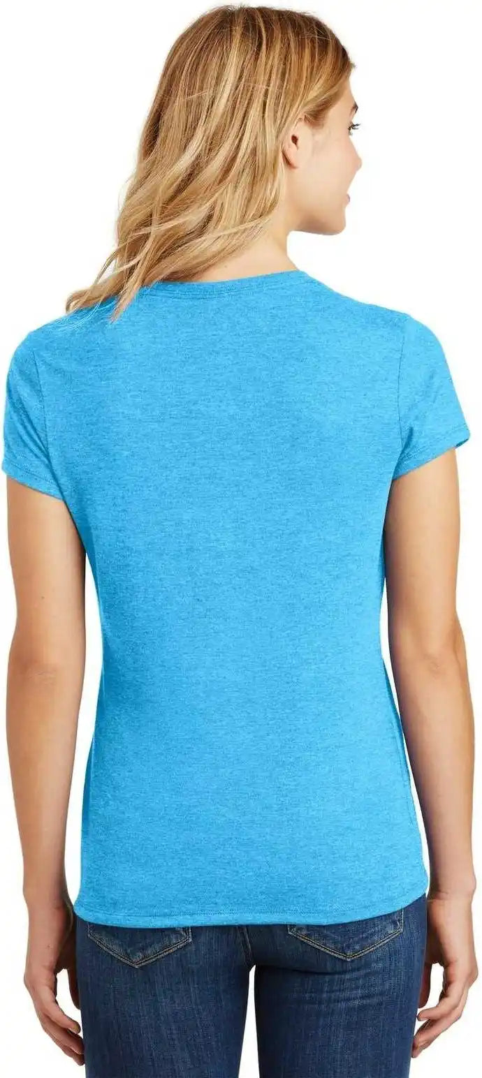 District Dm130l Women’s Perfect Tri Tee Turquoise Frost