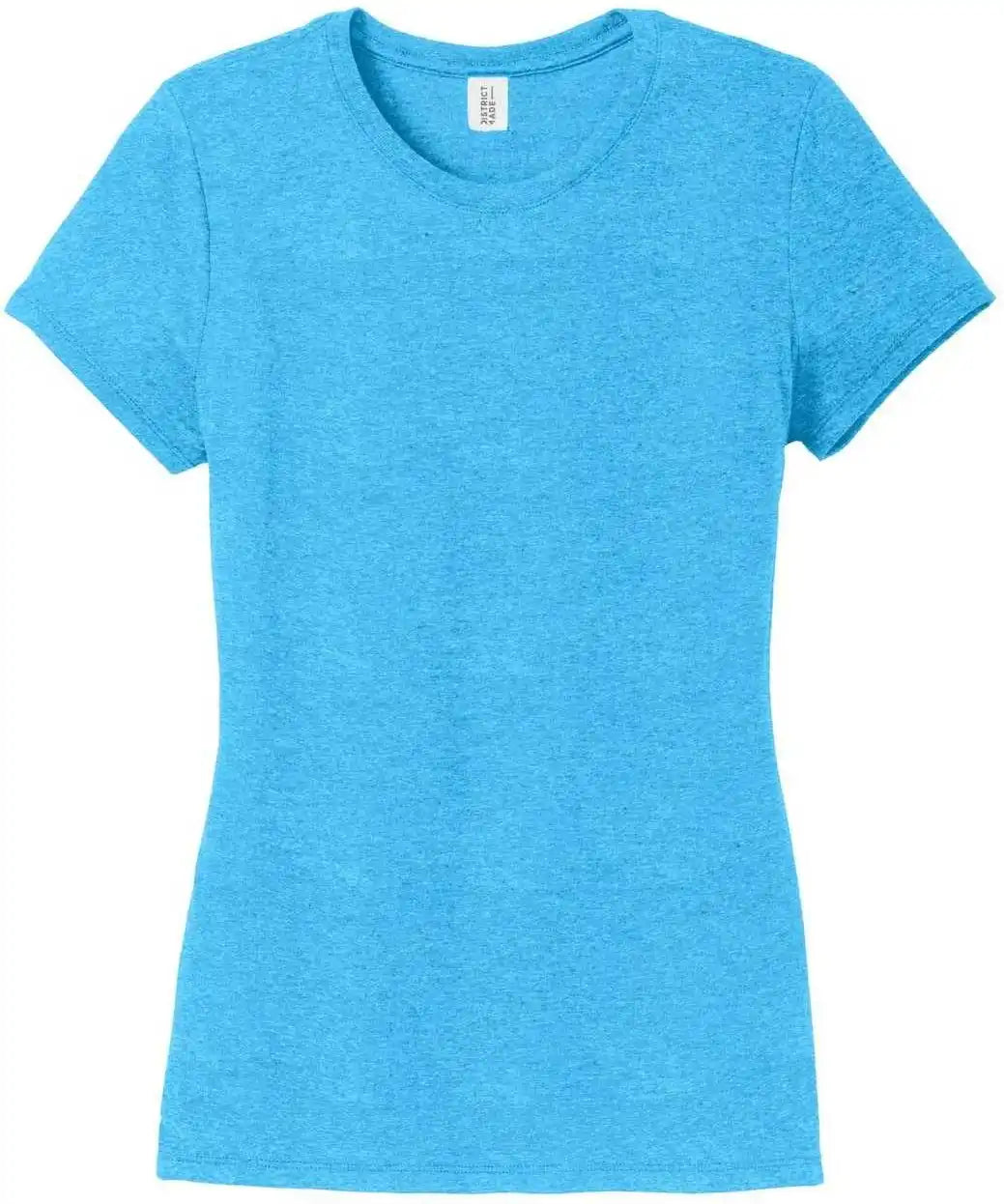 District Dm130l Women’s Perfect Tri Tee Turquoise Frost