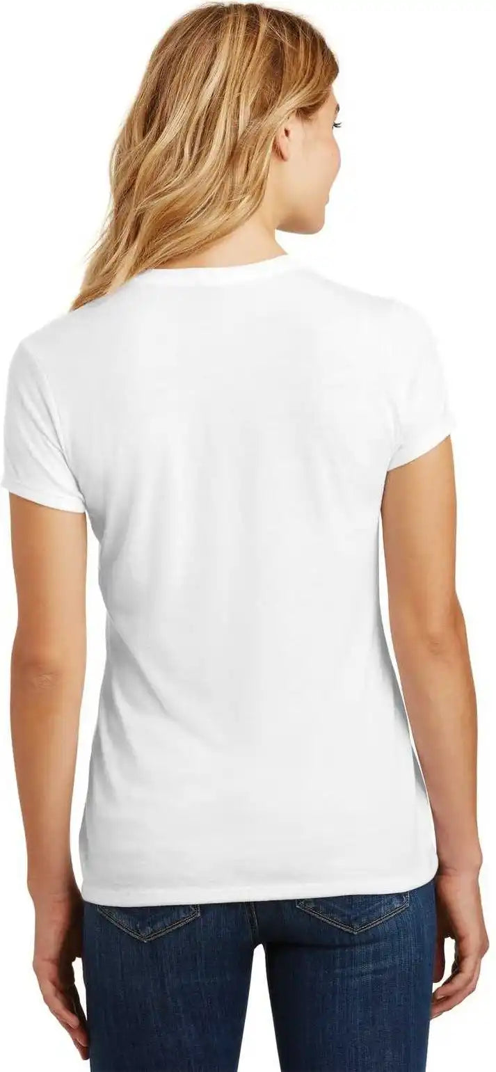 District Dm130l Women’s Perfect Tri Tee White