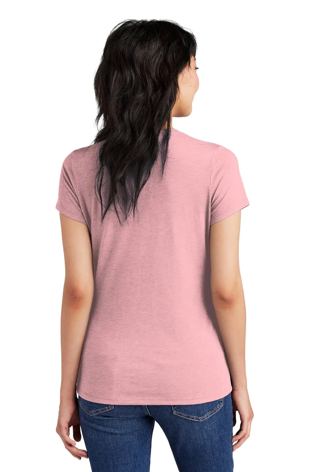 District Dm130l Women’s Perfect Tri Tee - Wisteria Heather