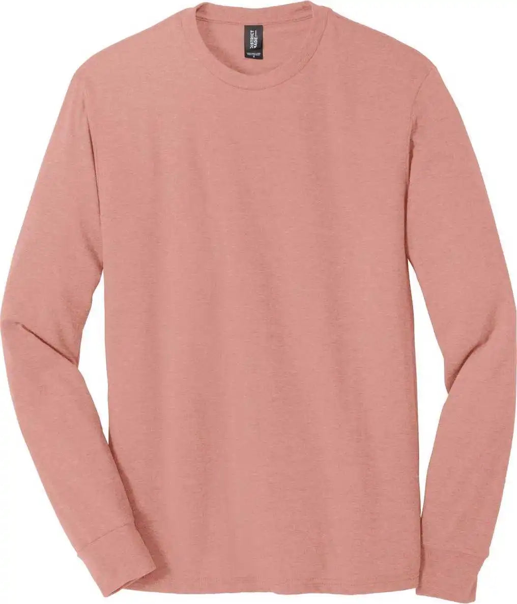 District Dm132 Perfect Tri Long Sleeve Tee Blustfrost