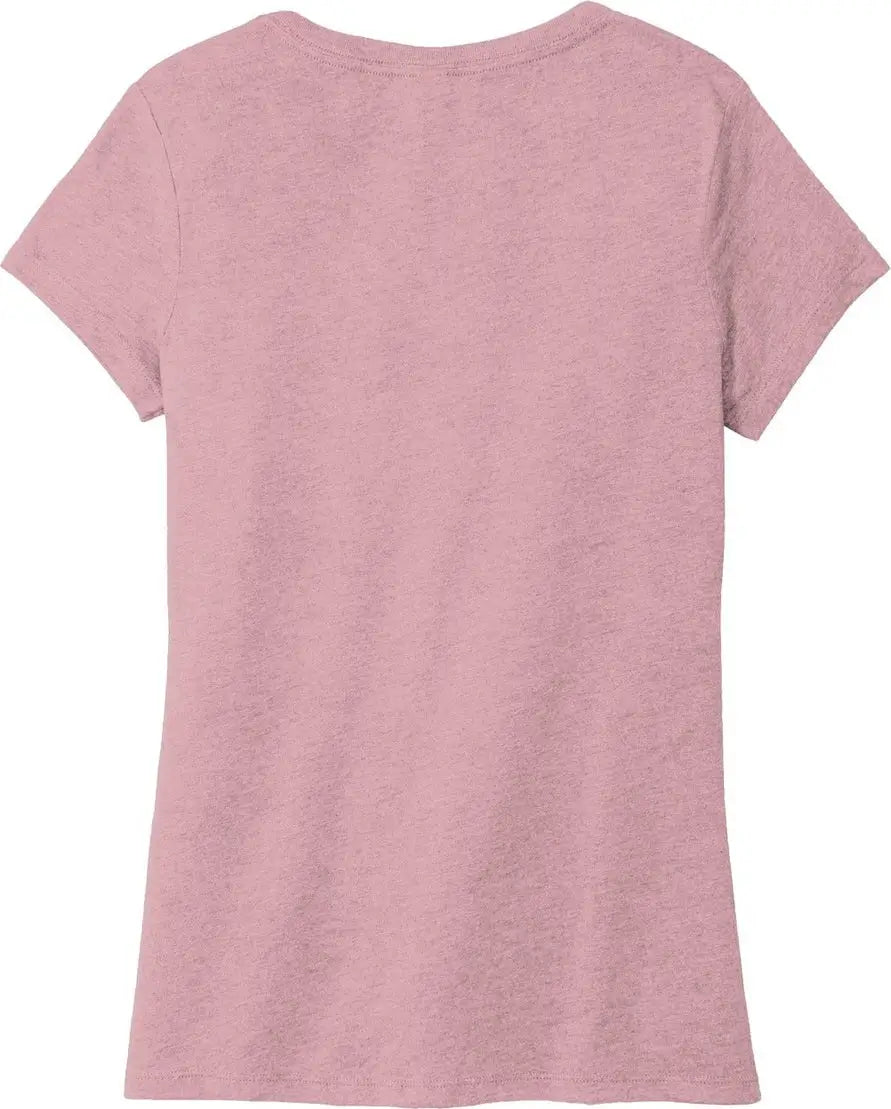 District Dm1350l Women’s Perfect Tri V-neck Tee - Heathered Lavender