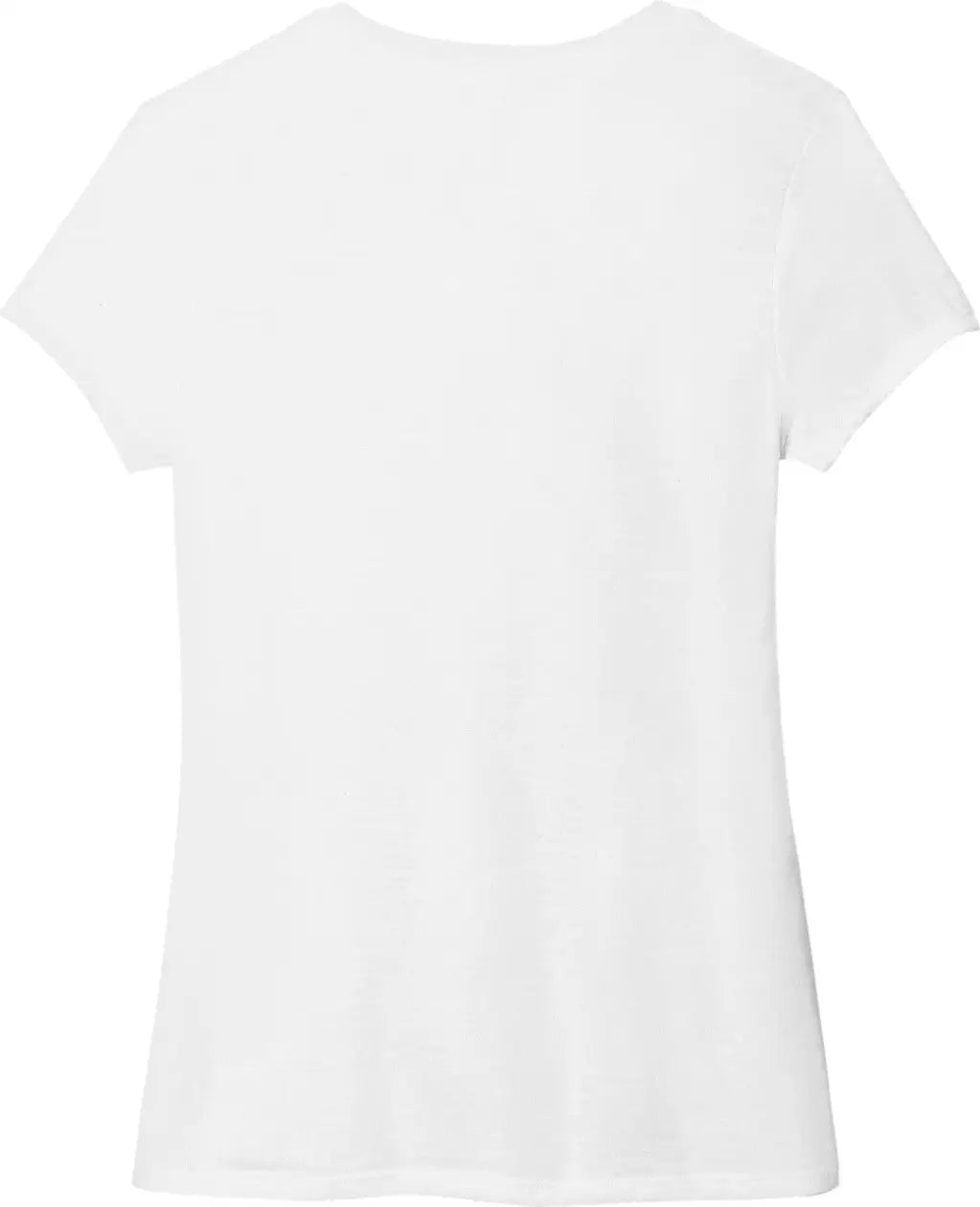 District Dm1350l Women’s Perfect Tri V-neck Tee - White