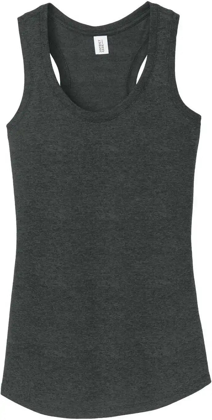 District Dm138l Women’s Perfect Tri Racerback Tank Black Frost