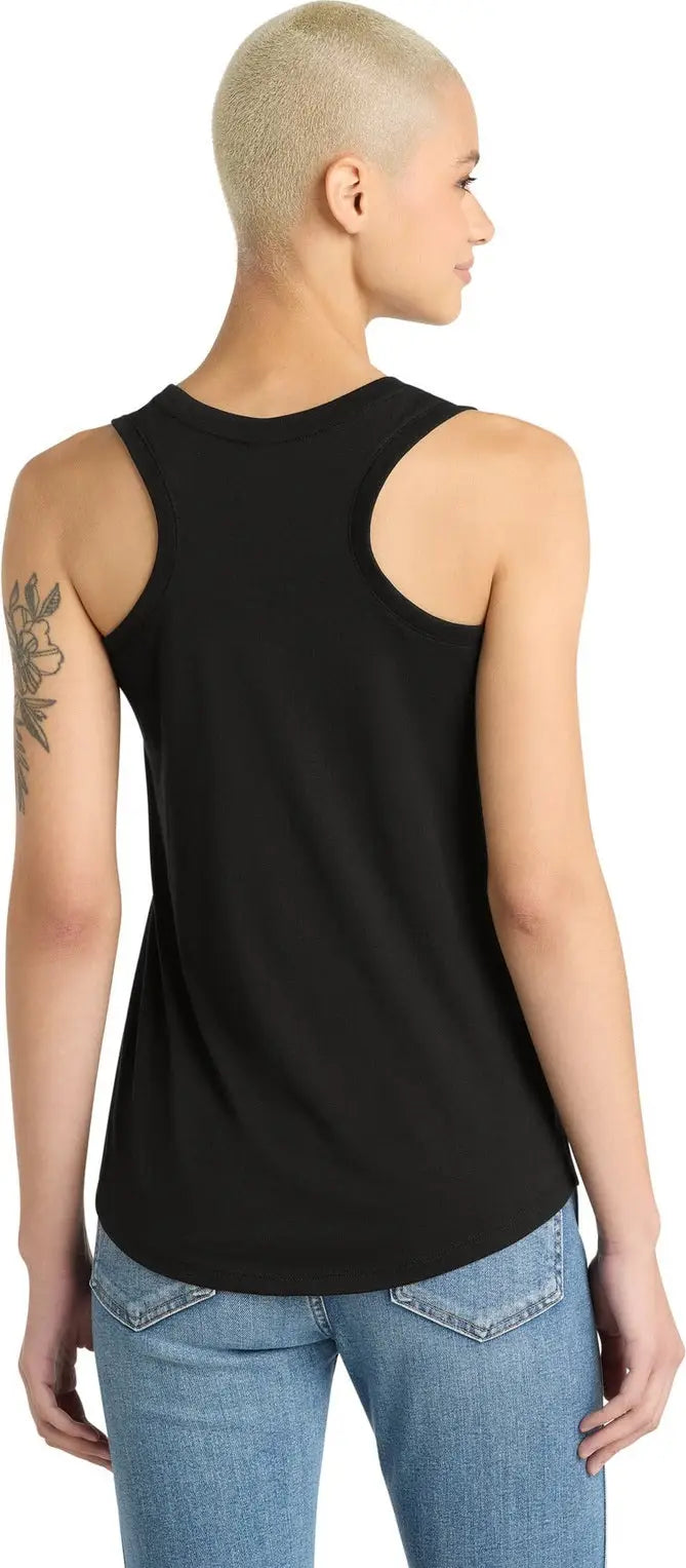 District Dm138l Women’s Perfect Tri Racerback Tank - Black