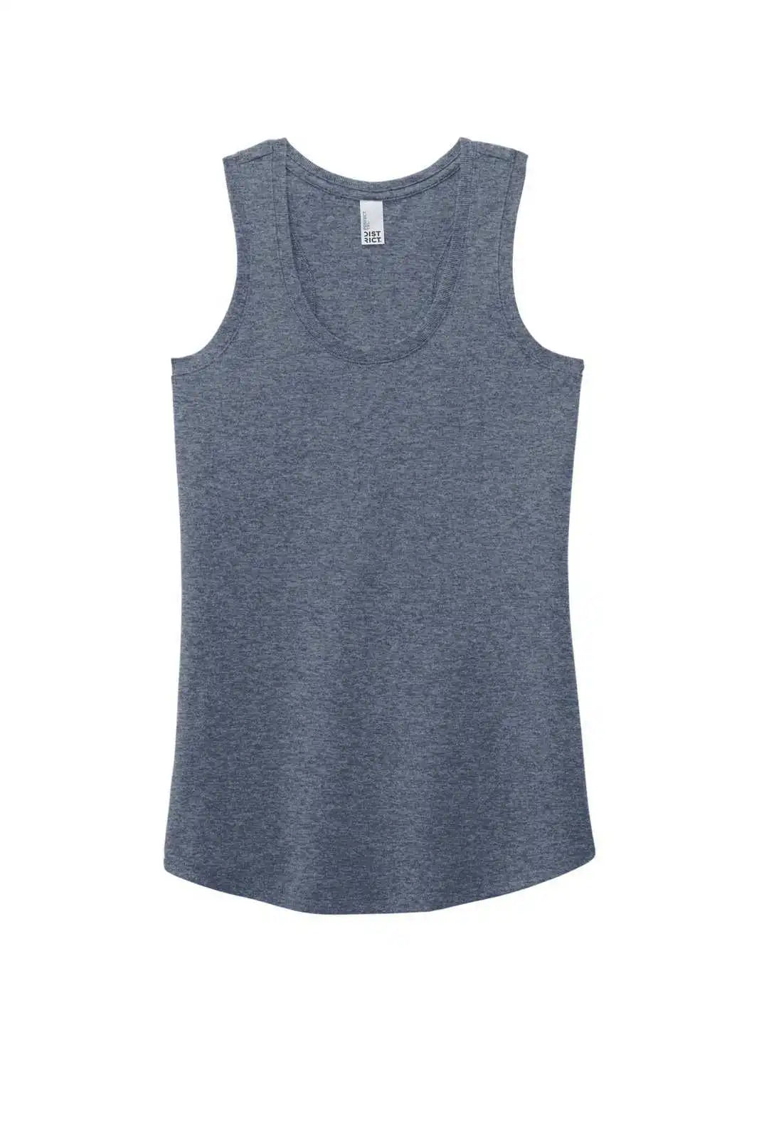District Dm138l Women’s Perfect Tri Racerback Tank - Navy Frost