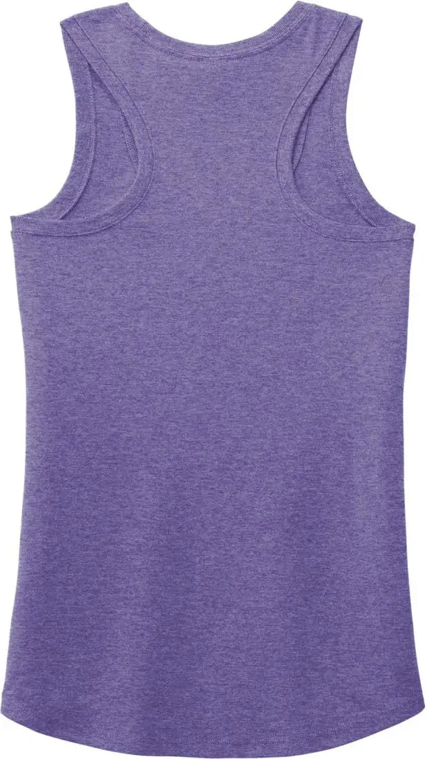 District Dm138l Women’s Perfect Tri Racerback Tank - Purple Frost