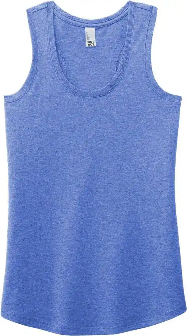 District Dm138l Women’s Perfect Tri Racerback Tank - Royal Frost