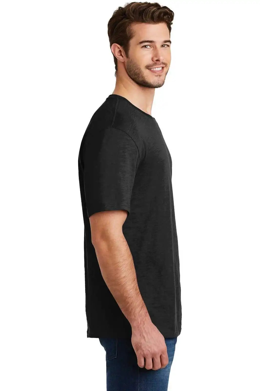 District Dm3000 Super Slub Tee - Black
