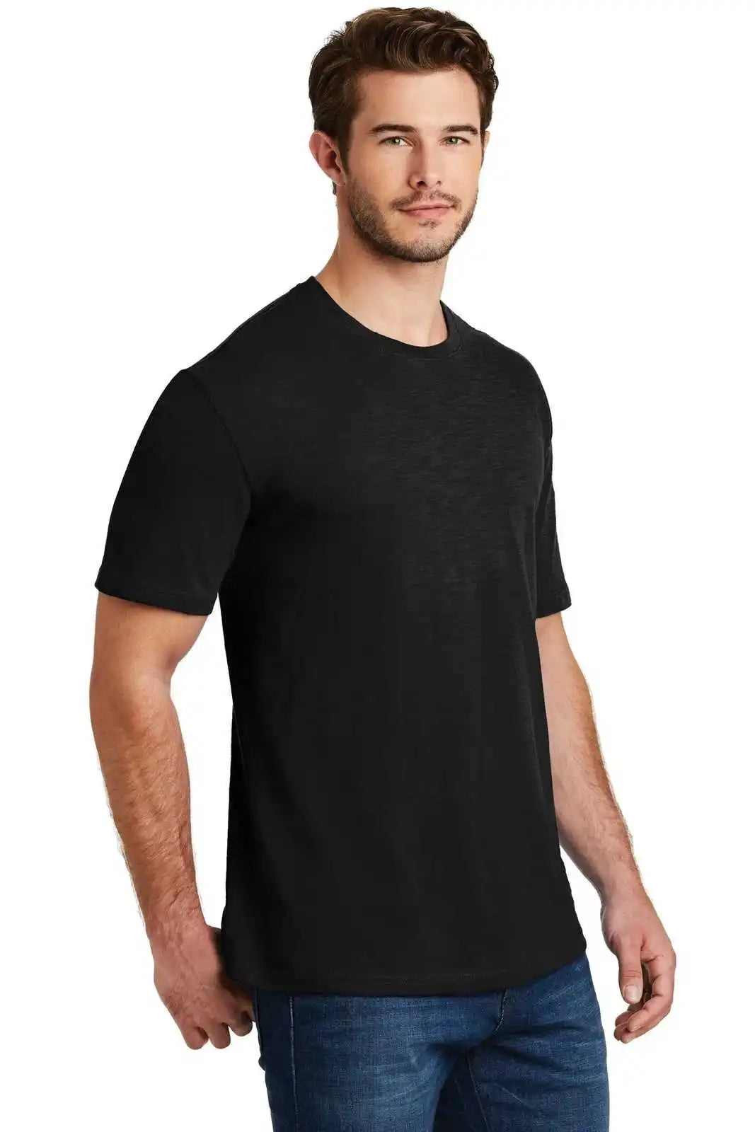 District Dm3000 Super Slub Tee - Black