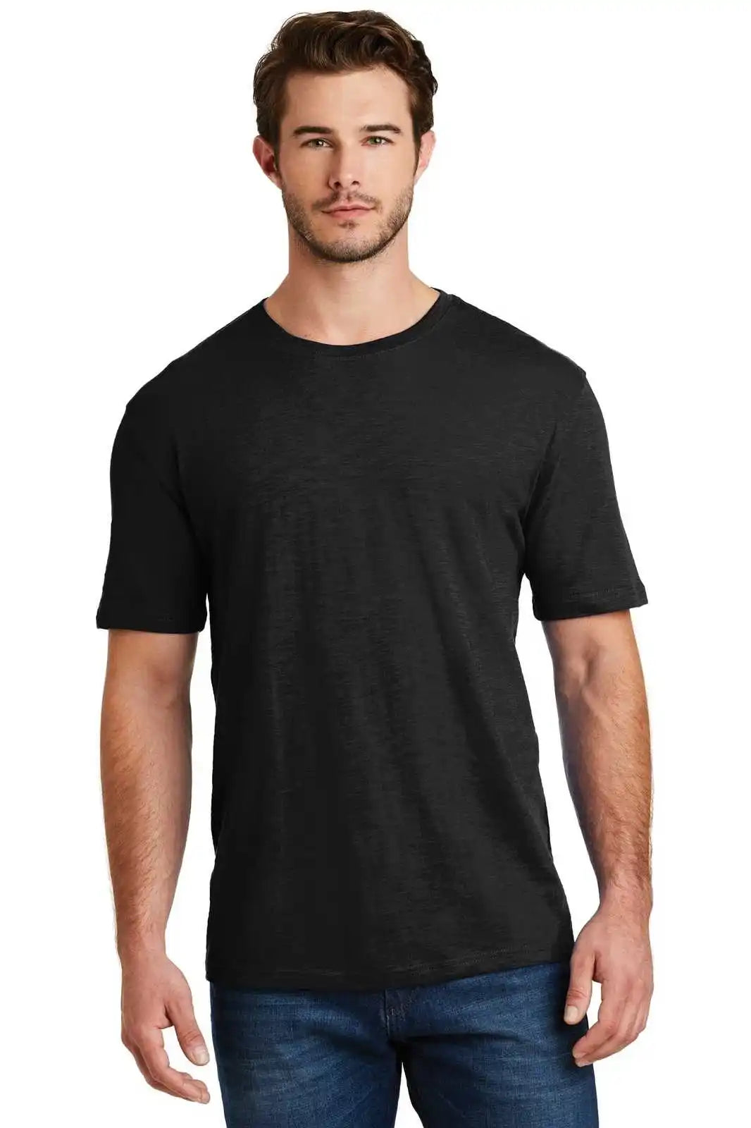 District Dm3000 Super Slub Tee - Black
