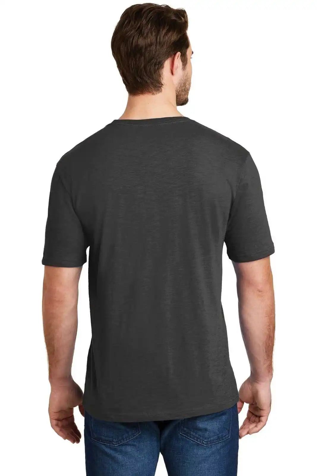 District Dm3000 Super Slub Tee - Charcoal
