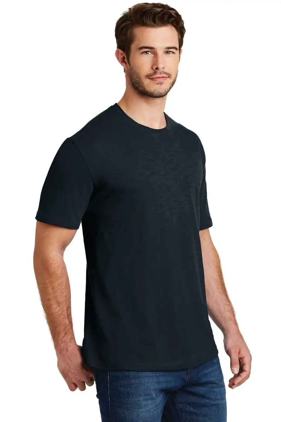 District Dm3000 Super Slub Tee - New Navy