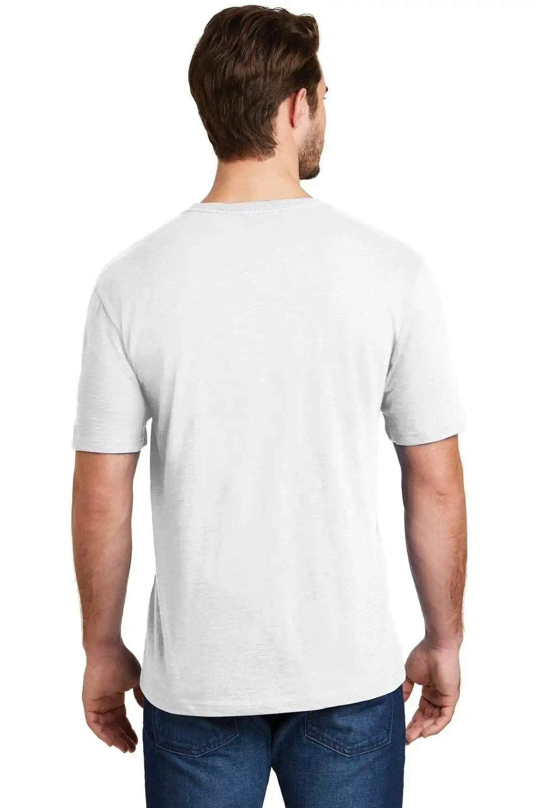 District Dm3000 Super Slub Tee - White