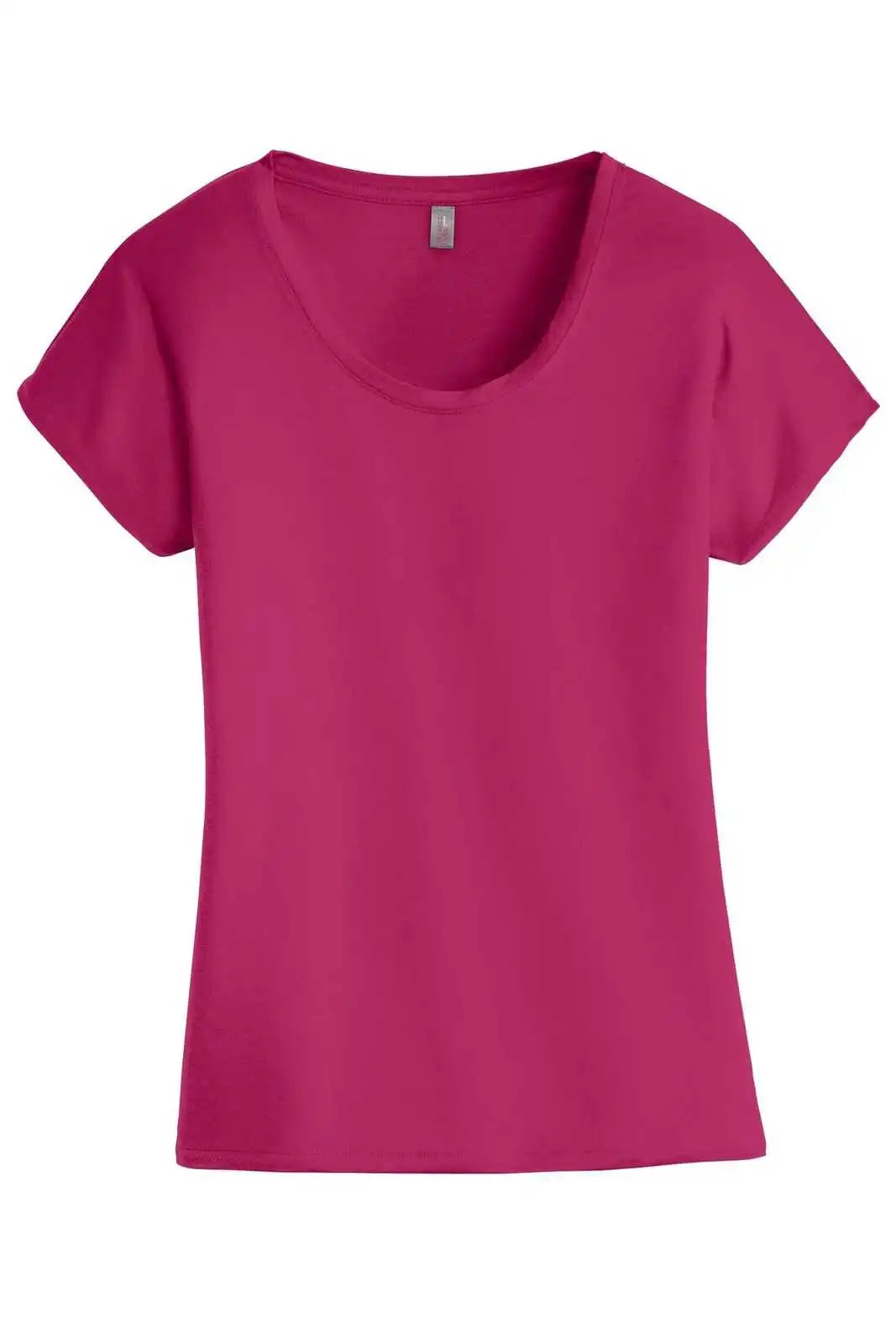 District Dm412 Women’s Drapey Dolman Tee - Pink Azalea
