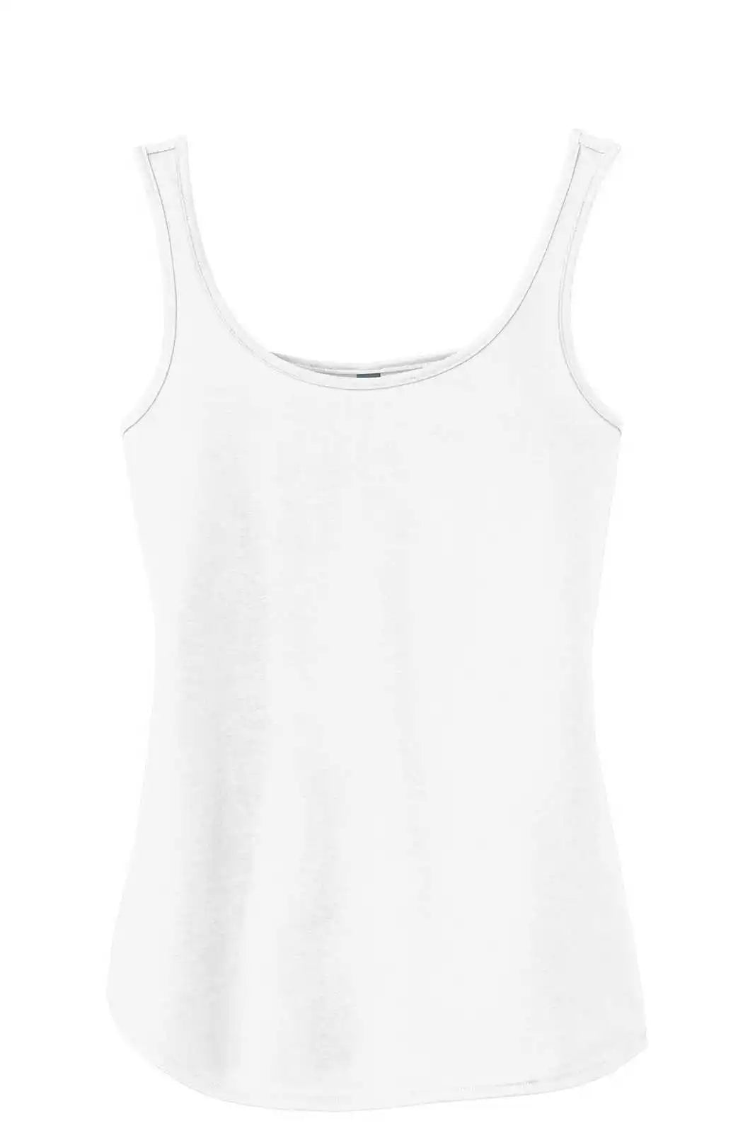 District Dm414 Women’s Drapey Tank - White