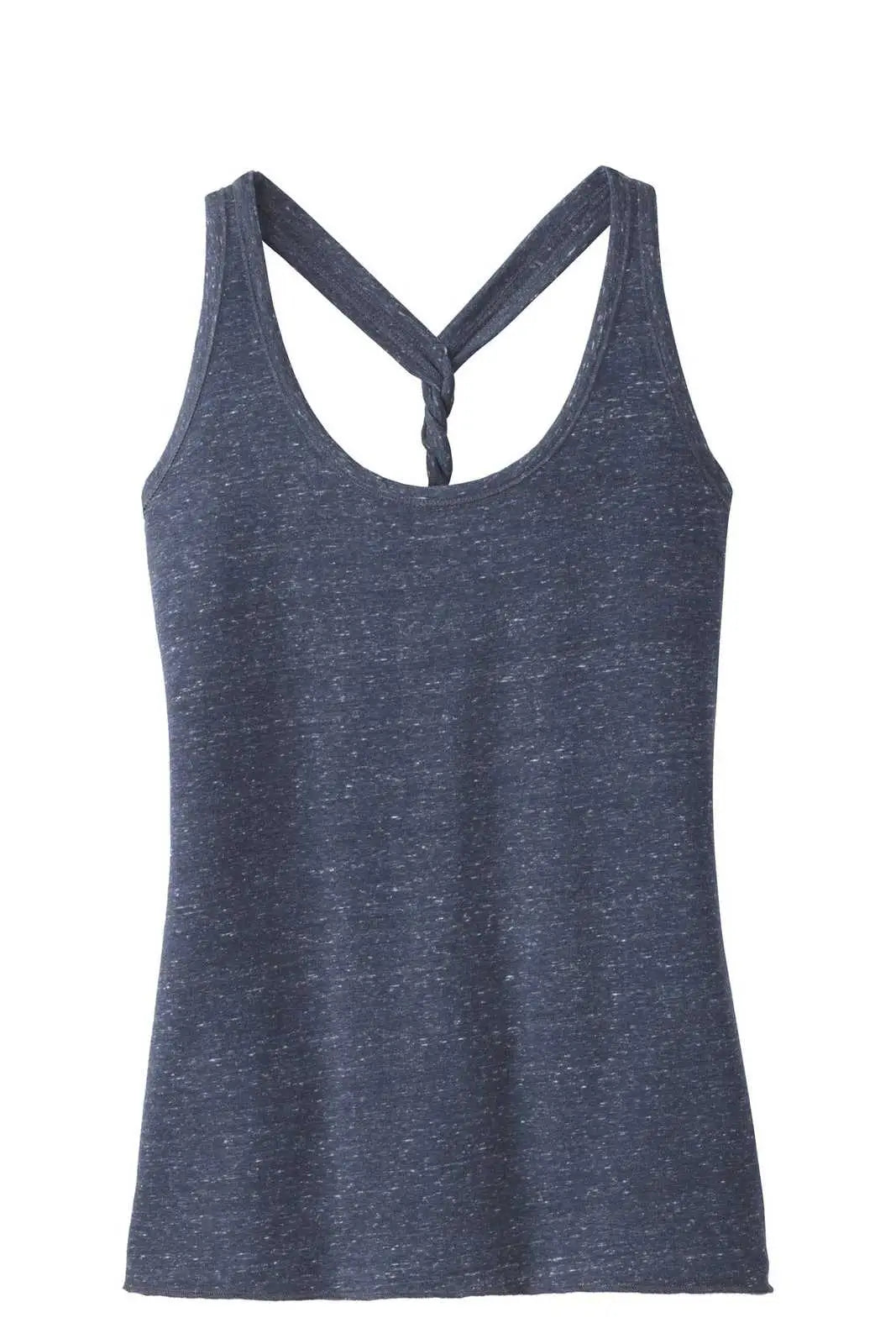 District Dm466 Women’s Cosmic Twist Back Tank - Navy Royal