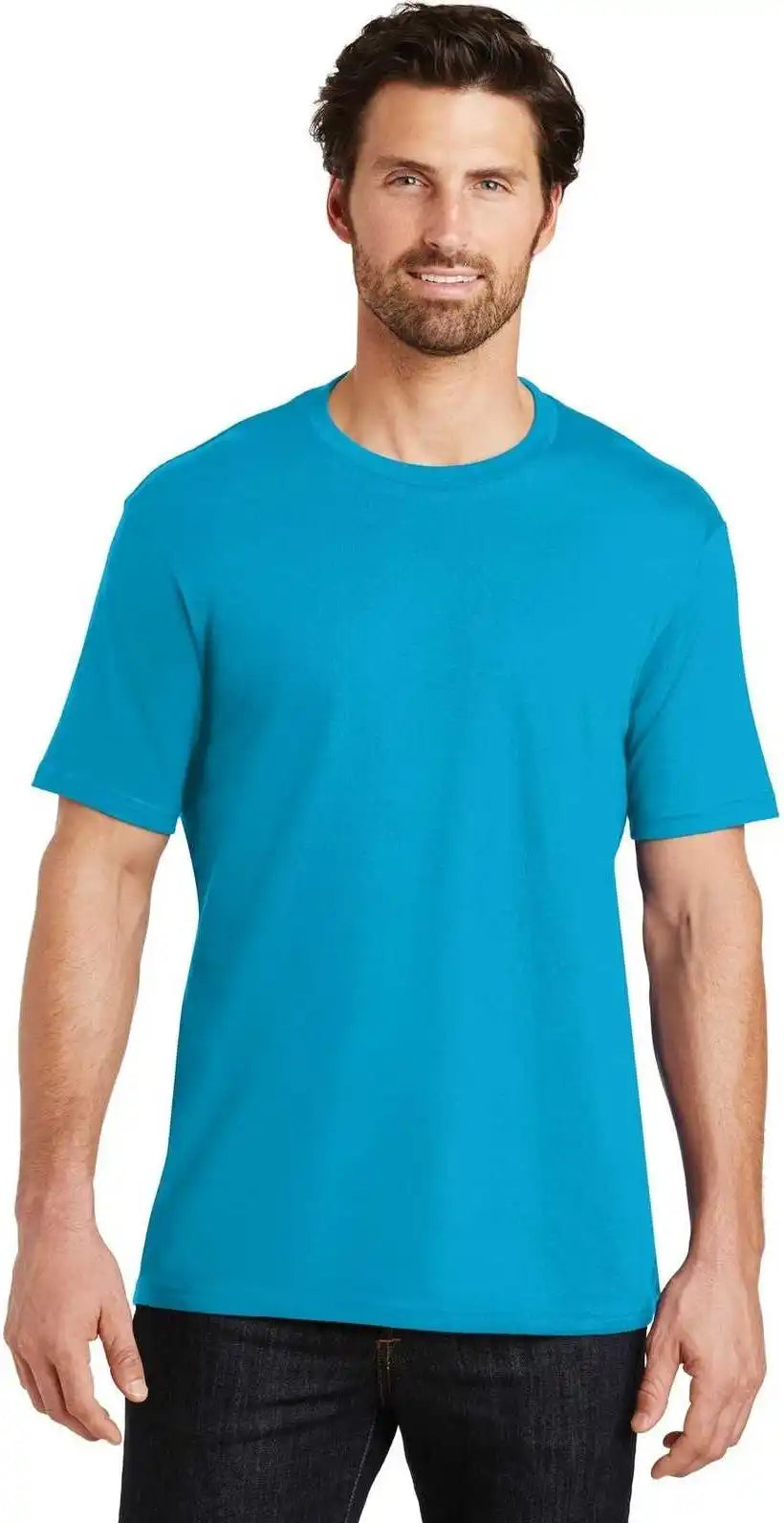 District Dt104 Perfect Weight Tee Bright Turquoise
