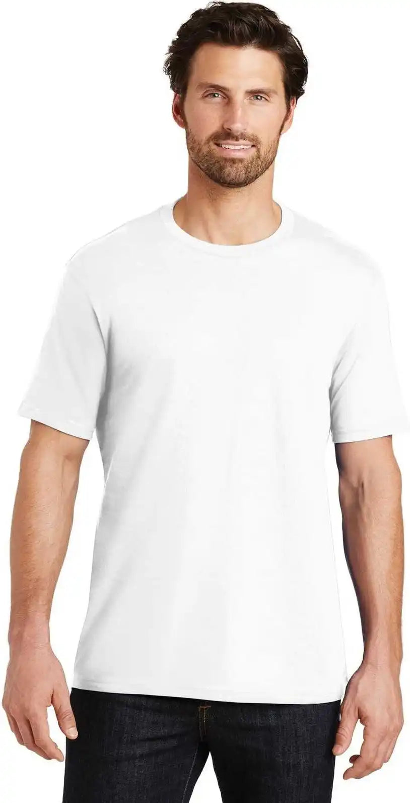 District Dt104 Perfect Weight Tee Bright White