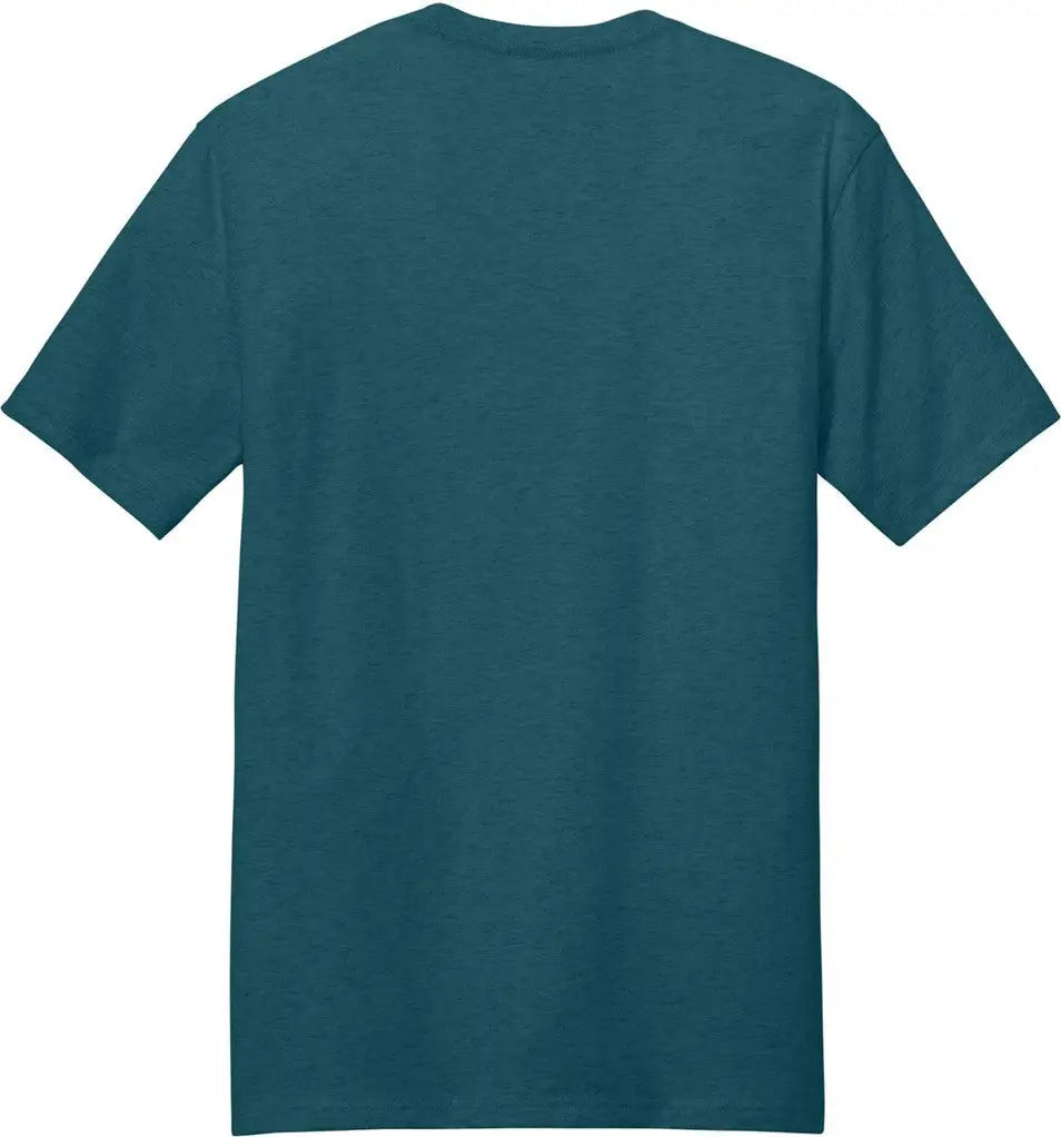 District Dt104 Perfect Weight Tee - Caribbean Blue Heather