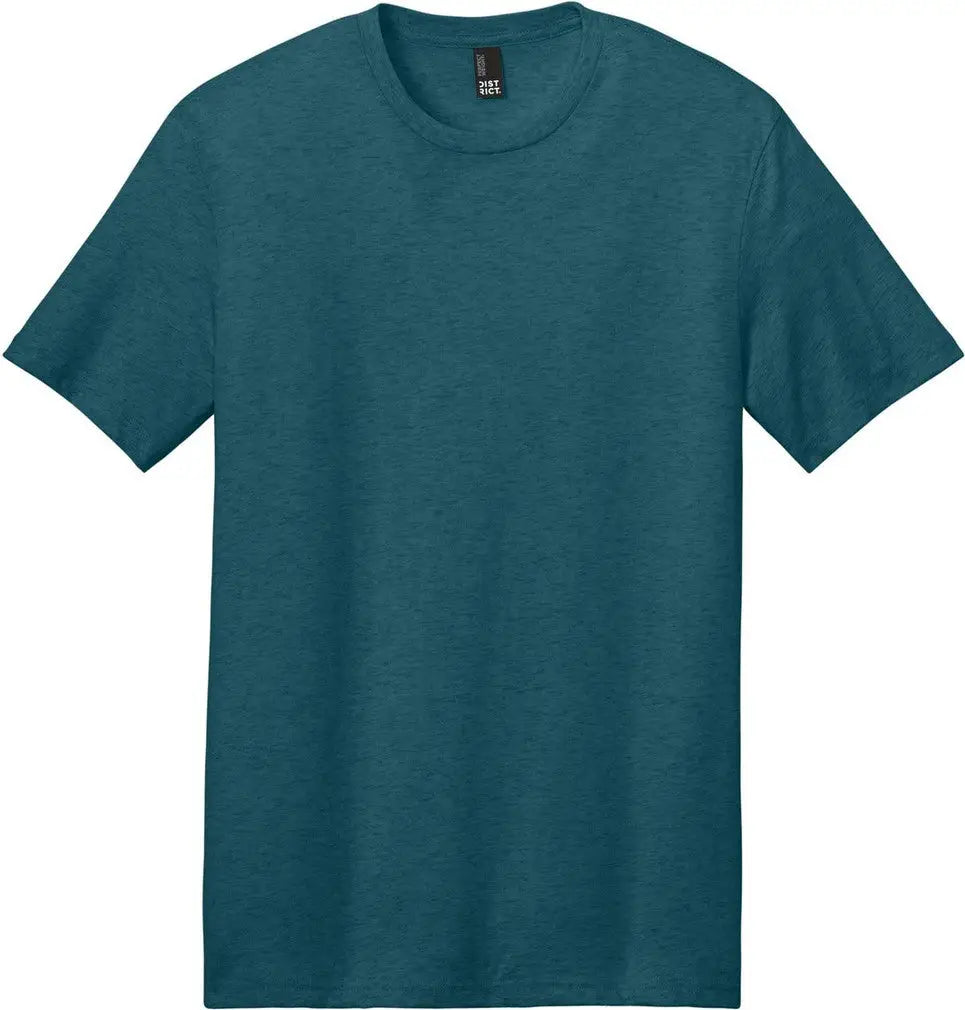 District Dt104 Perfect Weight Tee - Caribbean Blue Heather