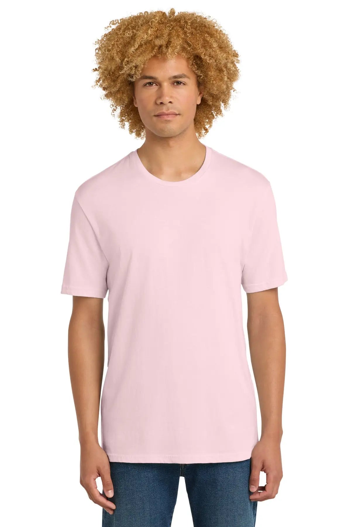 District Dt104 Perfect Weight Tee - Carnation Pink - Adult Xs