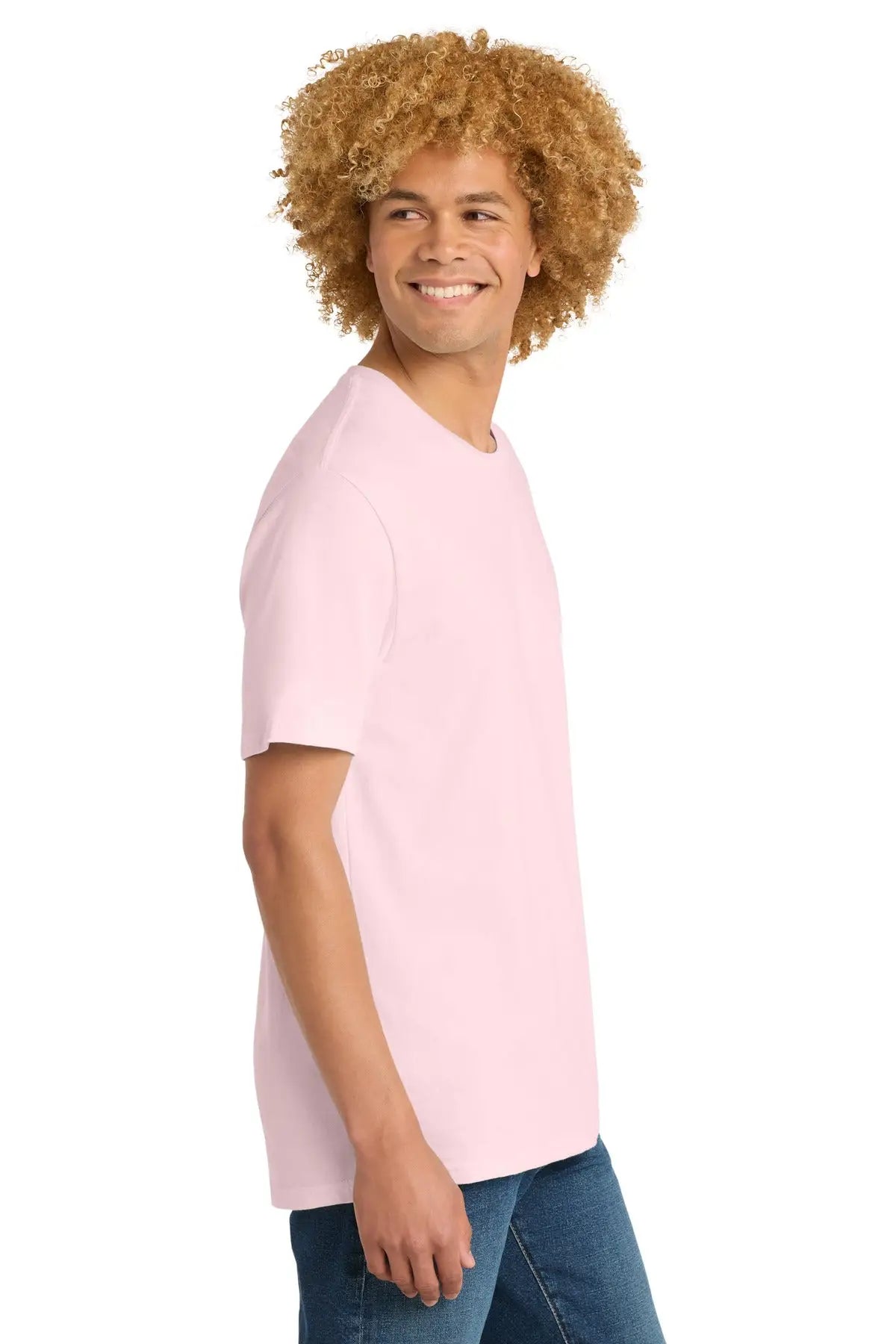 District Dt104 Perfect Weight Tee - Carnation Pink
