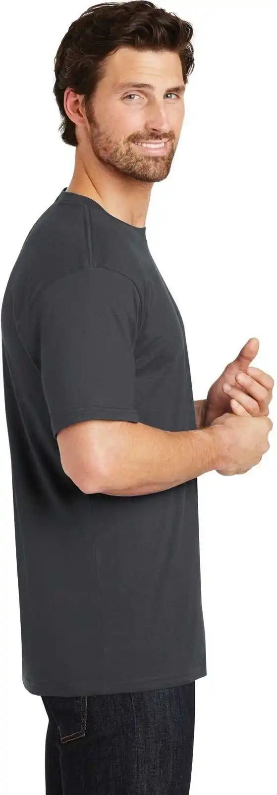 District Dt104 Perfect Weight Tee - Charcoal